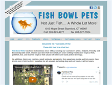 Tablet Screenshot of fishbowlpets.us